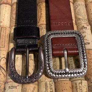 FOSSIL perfect sparkle, classic understated belts.